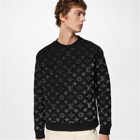 Products by Louis Vuitton: Gradient Monogram Fil Coupe Sweatshirt